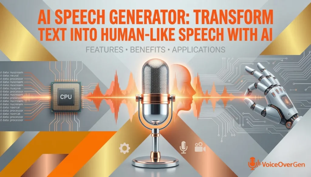 AI Speech Generator Transform Text into Human Like Speech with AI