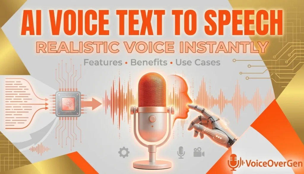 AI Voice Text to Speech Convert Written Content into Realistic Voice Instantly